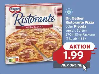 Combi Dr. Oetker Ristorante Pizza oder Piccola aanbieding