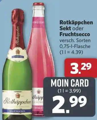Combi Rotkäppchen Sekt oder Fruchtsecco aanbieding