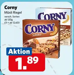 Combi Corny Müsli Riegel aanbieding