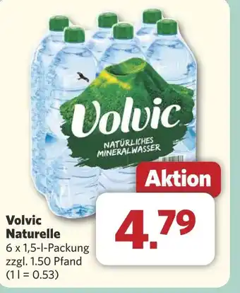 Combi Volvic Naturelle aanbieding