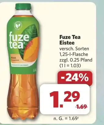 Combi Fuze Tea Eistee aanbieding