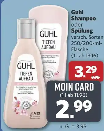 Combi Guhl Shampoo oder Spülung aanbieding