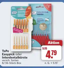 Combi TePe Easypick oder Interdentalbürste aanbieding