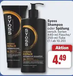 Combi Syoss Shampoo oder Spülung aanbieding