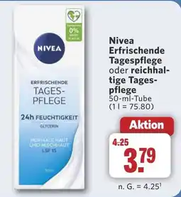 Combi Nivea Erfrischende Tagespflege oder reichhal- tige Tages- pflege aanbieding