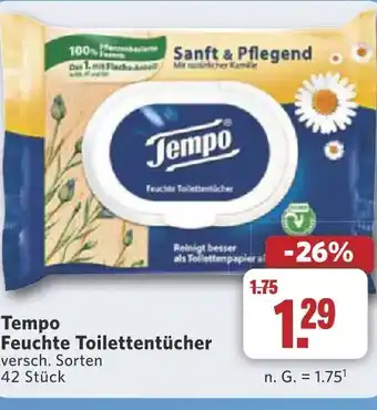 Combi Tempo Feuchte Toilettentücher aanbieding