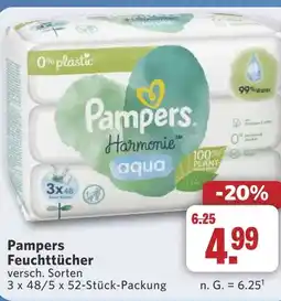 Combi Pampers Feuchttücher aanbieding