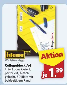 Combi Collegeblock A4 aanbieding