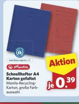 Combi Schnellhefter A4 Karton gefaltet aanbieding