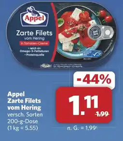 Combi Appel Zarte Filets vom Hering aanbieding