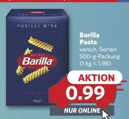Combi Barilla Pasta aanbieding