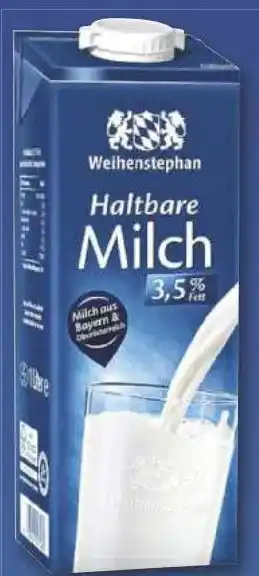 Combi Weihenstephan Haltbare Milch aanbieding