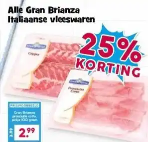 Boon`s Markt Alle Gran Brianza Italiaanse vleeswaren aanbieding