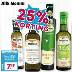 Boon`s Markt Alle Monini aanbieding