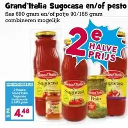 Boon`s Markt Grand'Italia Sugocasa en/of pesto aanbieding