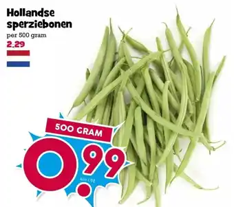 Boon`s Markt Hollandse sperziebonen aanbieding