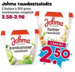 Boon`s Markt Johma rauwkostsalades aanbieding