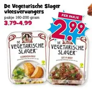 Boon`s Markt De Vegetarische Slager vleesvervangers aanbieding