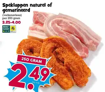 Boon`s Markt Speklappen naturel of gemarineerd aanbieding