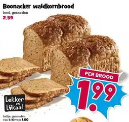 Boon`s Markt Boonacker waldkornbrood aanbieding