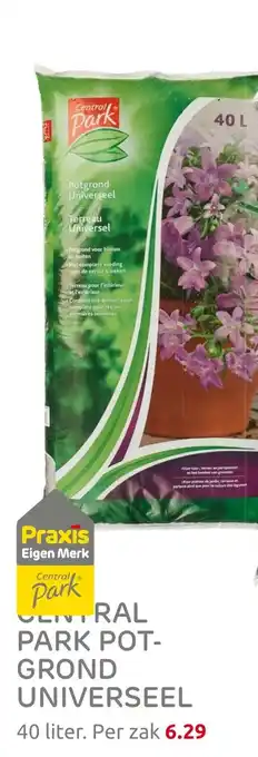 Praxis Central park pot grond universeel aanbieding