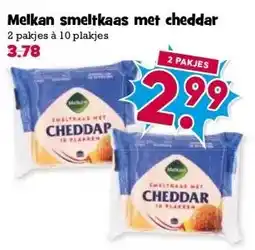 Boon`s Markt Melkan smeltkaas met cheddar aanbieding