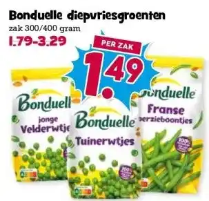 Boon`s Markt Bonduelle diepvriesgroenten aanbieding