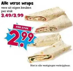 Boon`s Markt Alle verse wraps aanbieding
