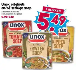 Boon`s Markt Unox originele en/of stevige soep aanbieding