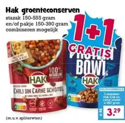 Boon`s Markt Hak groenteconserven aanbieding