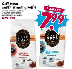 Boon`s Markt Café Nova snelfiltermaling koffie aanbieding