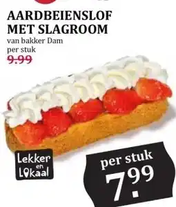 Boon`s Markt AARDBEIENSLOF MET SLAGROOM aanbieding