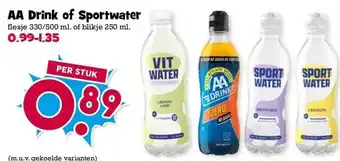 Boon`s Markt AA Drink of Sportwater aanbieding