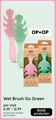 Etos Wet Brush Go Green aanbieding