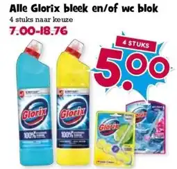 Boon`s Markt Alle Glorix bleek en/of wc blok aanbieding