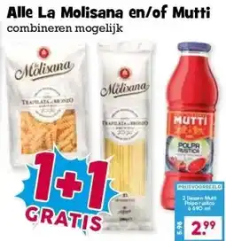 Boon`s Markt Alle La Molisana en/of Mutti aanbieding