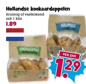 Boon`s Markt Hollandse kookaardappelen aanbieding