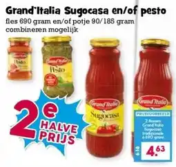 Boon`s Markt Grand'Italia Sugocasa en/of pesto aanbieding