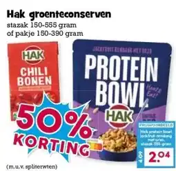Boon`s Markt Hak groenteconserven aanbieding