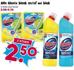 Boon`s Markt Alle Glorix bleek en/of wc blok aanbieding
