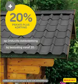 Praxis Op onduvilla dakbedekking aanbieding