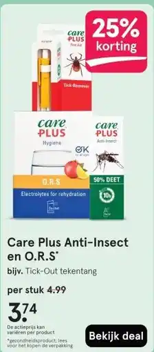Etos Care Plus Anti-Insect en O.R.S* aanbieding