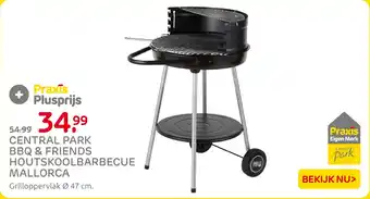 Praxis Central park bbq & friends houtskoolbarbecue mallorca aanbieding