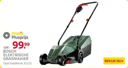 Praxis Bosch elektrische grasmaaier aanbieding
