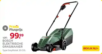 Praxis Bosch elektrische grasmaaier aanbieding