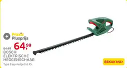 Praxis Bosch elektrische heggenschaar aanbieding