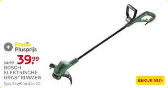 Praxis Bosch elektrische grastrimmer aanbieding