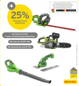Praxis Op central park 1 accu systeem gereedschap aanbieding