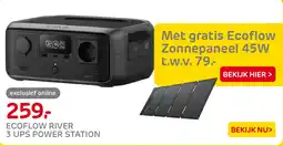 Praxis Ecoflow river 3 ups power station aanbieding