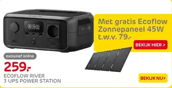 Praxis Ecoflow river 3 ups power station aanbieding